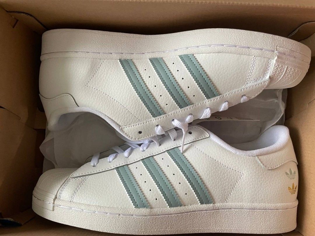 Adidas superstar ash hotsell green