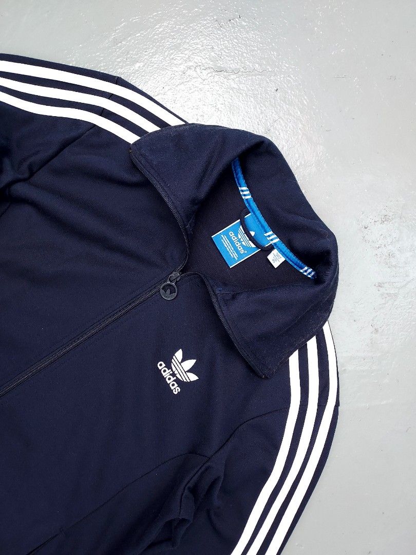 Adidas originals europa track top in navy discount