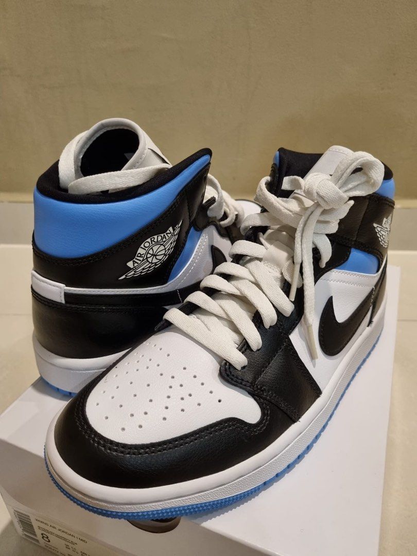 Air jordan 1 new arrivals mid obsidian university blue