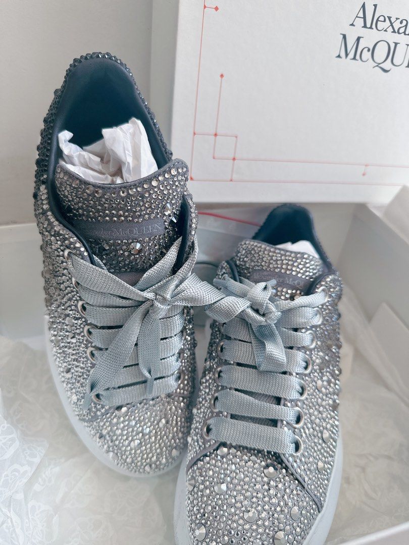 Alexander mcqueen diamond trainers shop