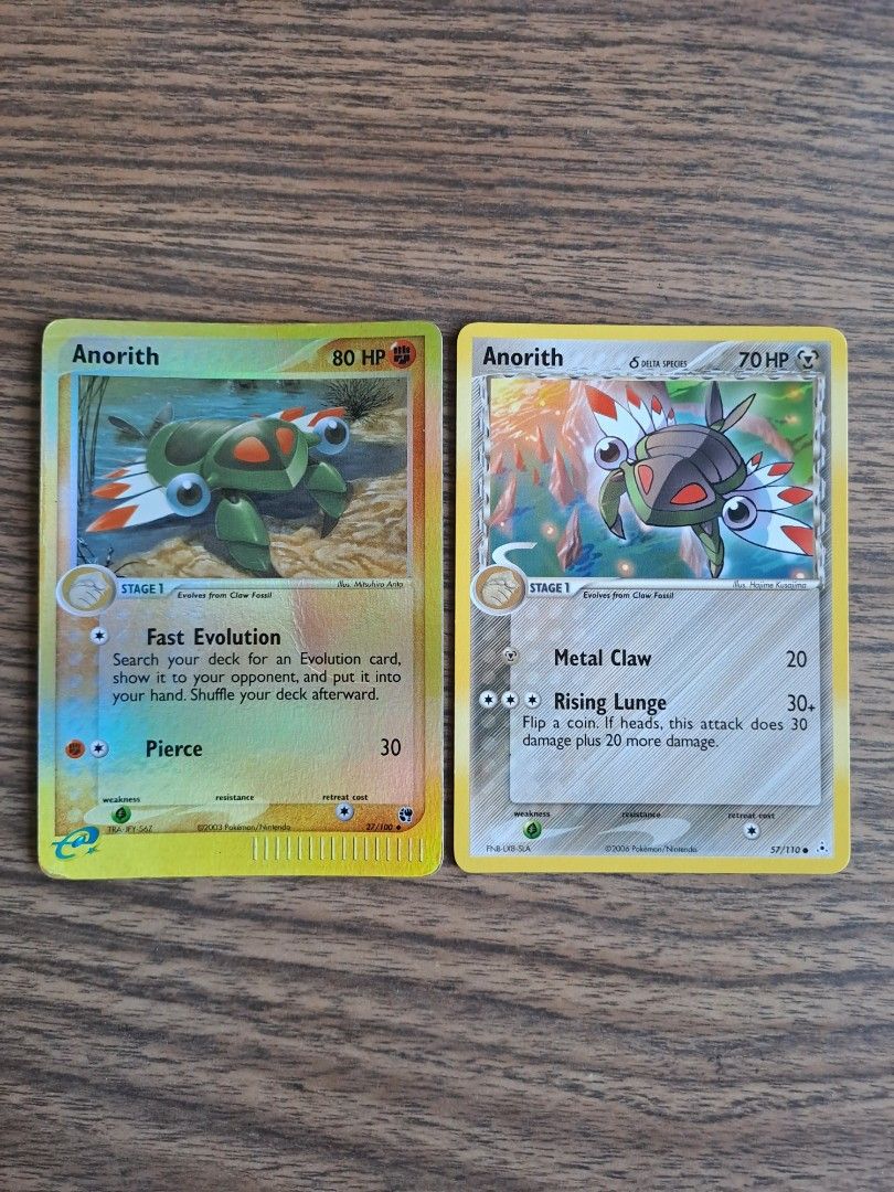 anorith pokemon card Anorith