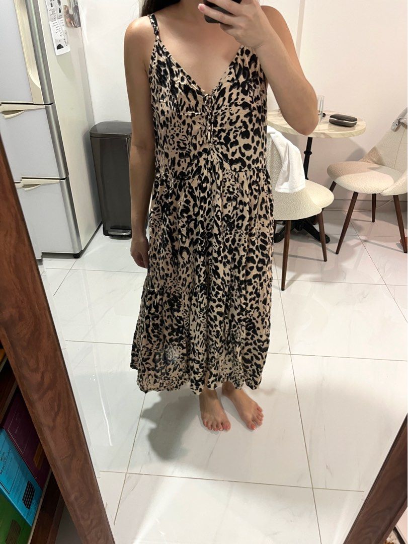 Auguste leopard dress clearance