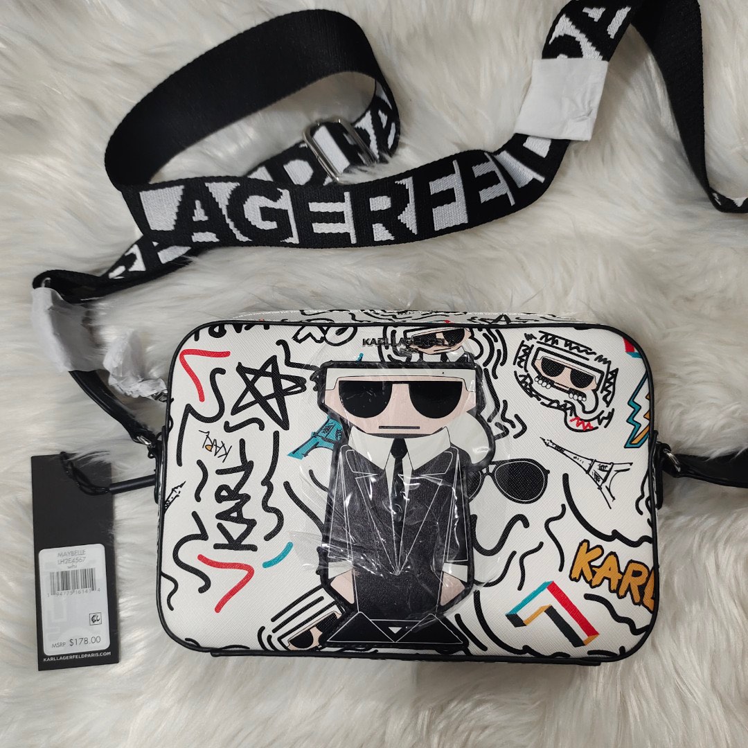 RUSH SALE authentic brand new karl lagerfeld paris maybelle saffiano ...