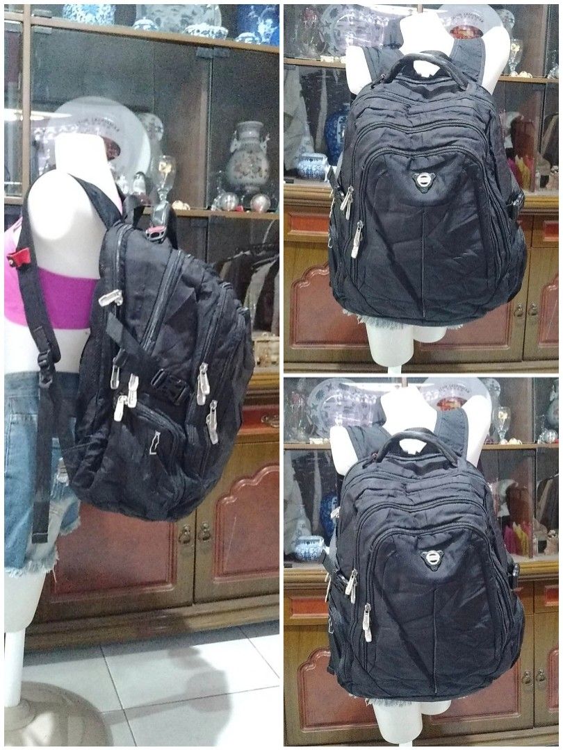 Original Carany Heavy duty Black Backpack/ laptop backpack/with rain