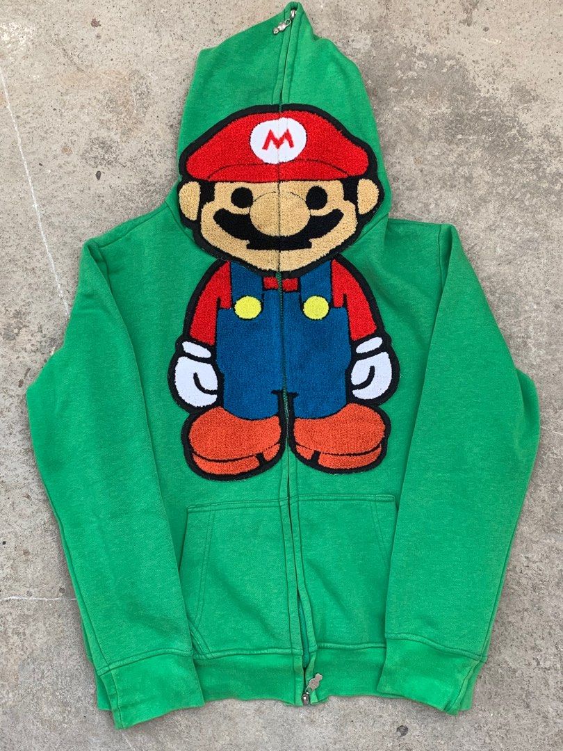 Bape mario 2025 hoodie