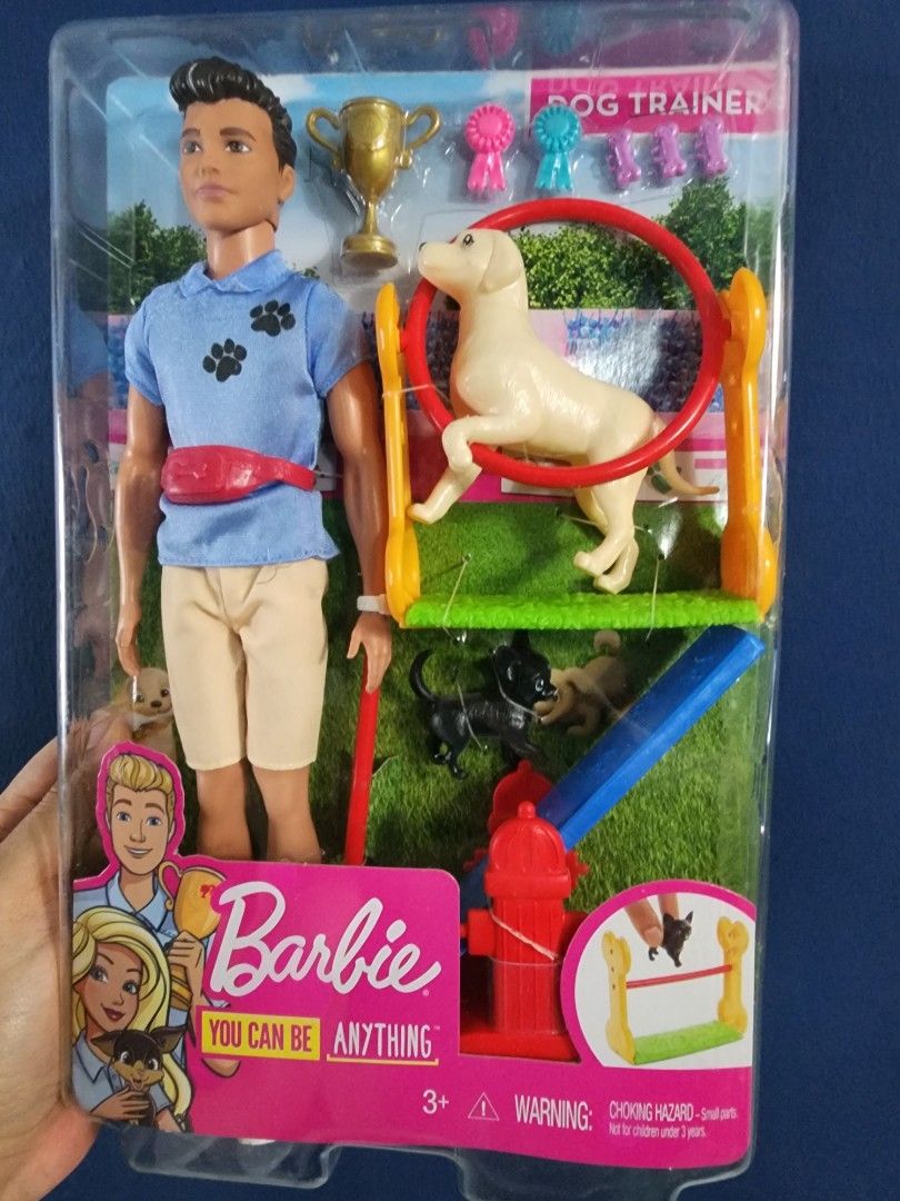 Barbie You Can Be Anything Series Ken Dog Trainer Hobbies