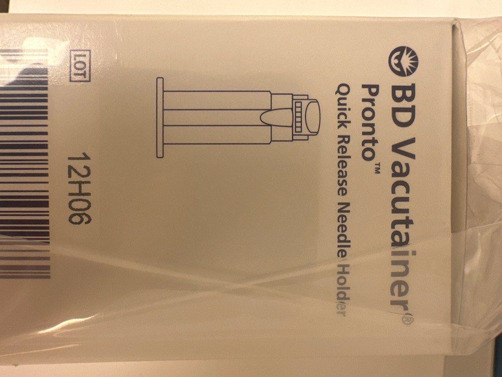 BD Vacutainer Quick Release Needle Holder / Blood Collection Set, 健康及營養