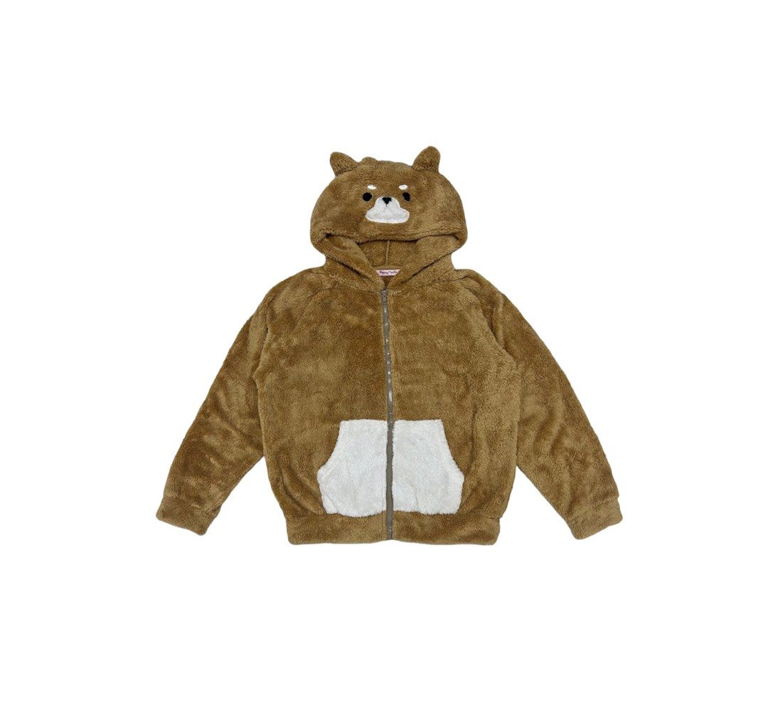 Mens bear hoodie with ears cheap
