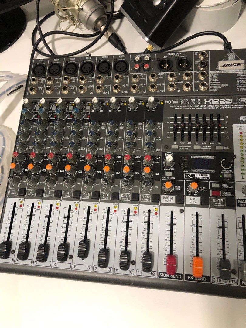 Behringer USB mixer X1222, Audio, Other Audio Equipment on Carousell