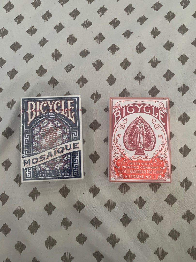 Bicycle Playing Cards (set) Autobike no 1 & Mosaique on Carousell
