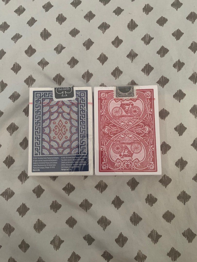 Bicycle Playing Cards (set) Autobike no 1 & Mosaique (Category: Board Games & Puzzles) located in Quezon City. Submitted by deamyclutter (Listing ID 1237734435, Image 2). Description: Brand new - sealed.