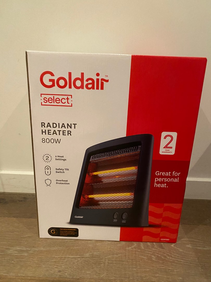 Big W Gold Air Room Heater New 100%, Home u0026 Furniture, Others on Carousell