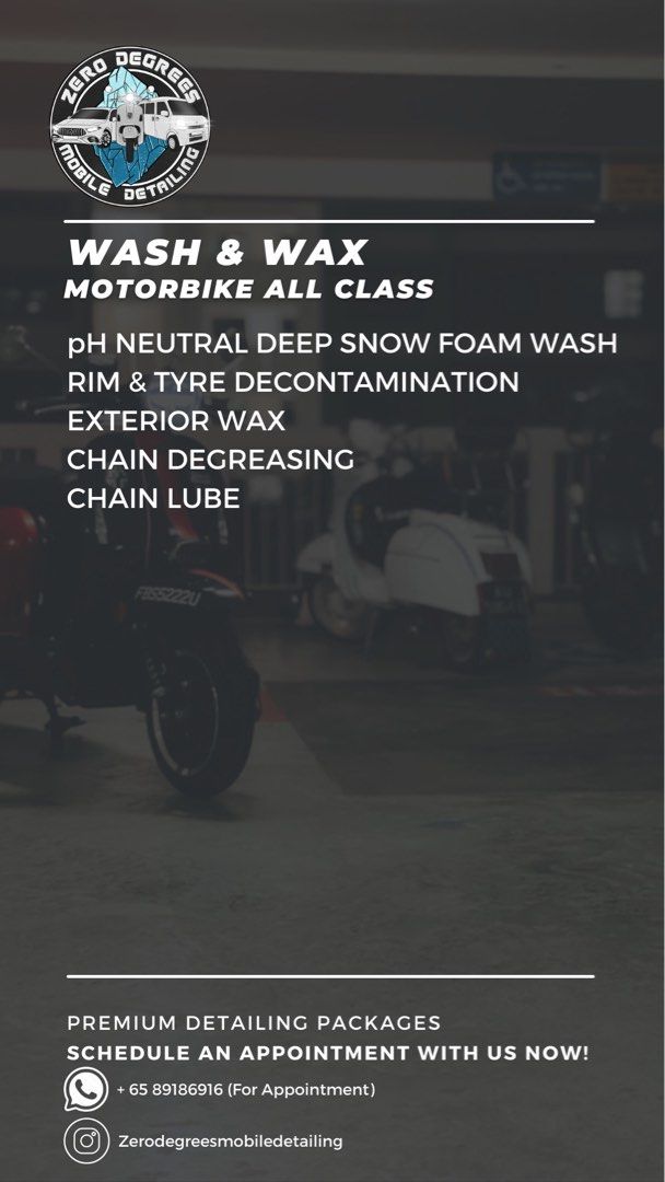 Bike Wash & Wax Woodlands, Car Accessories, Car & Services