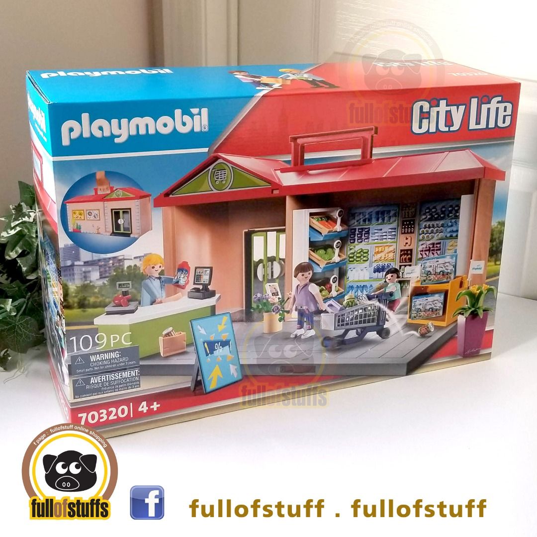 Playmobil grocery store store