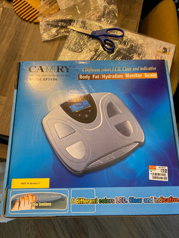 Body Fat / Hydration Monitor Weighing Scale, Health & Nutrition, Health