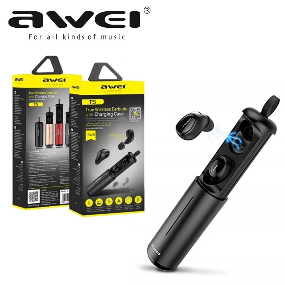 Brand New Awei T55 Wireless Earbuds Same Day Delivery Express