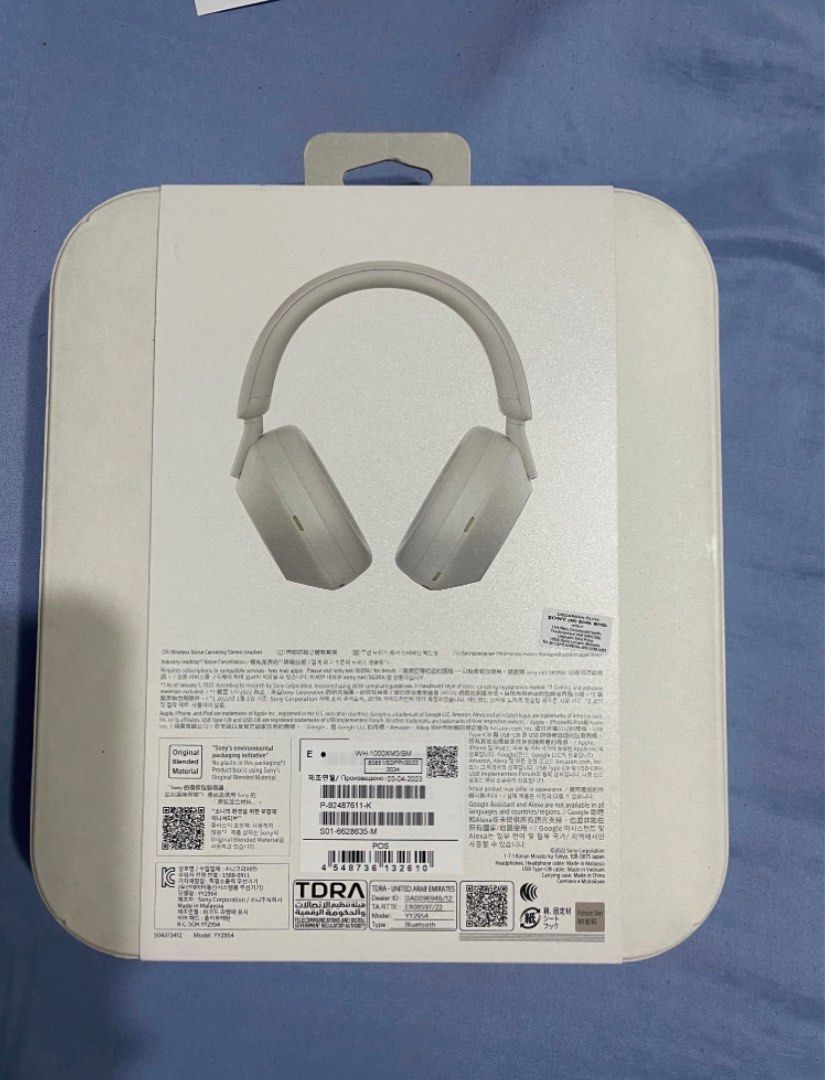 SONY WH-1000XM5(S) SILVER 保証書付 SONY WH-1000XM5 ワイヤレスヘッドフォン プラチナシルバー