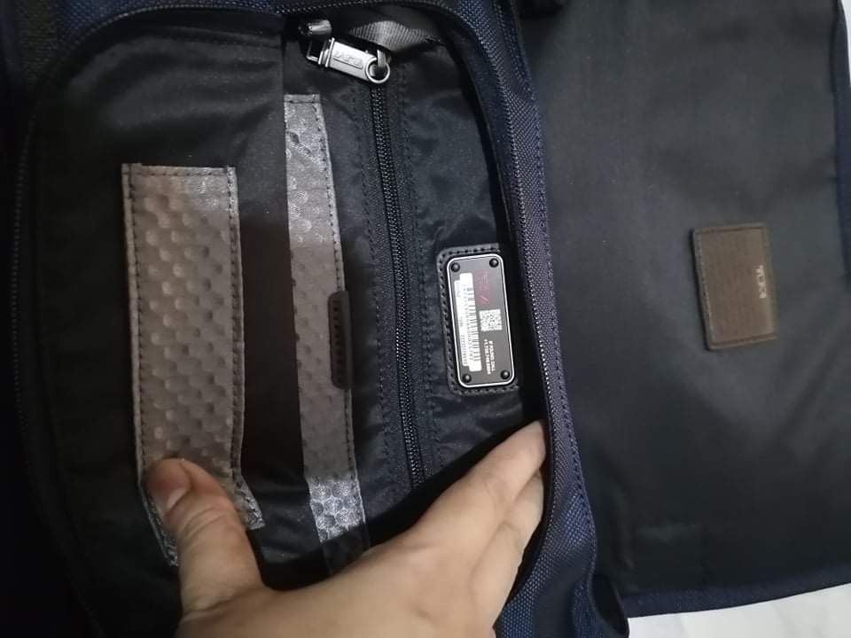 Brand New Tumi Sling Bag with price tag on Carousell