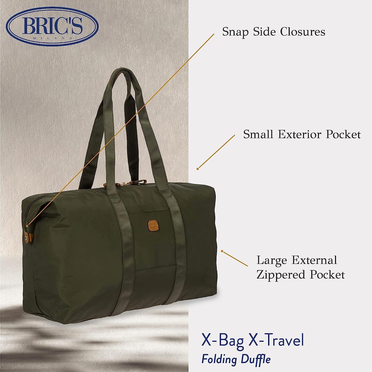 Bric s x Travel 22 Inch Cargo Overnight Weekender Folding Duffle
