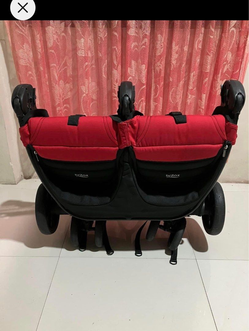 Britax Romer B Agile Double - Red on Carousell