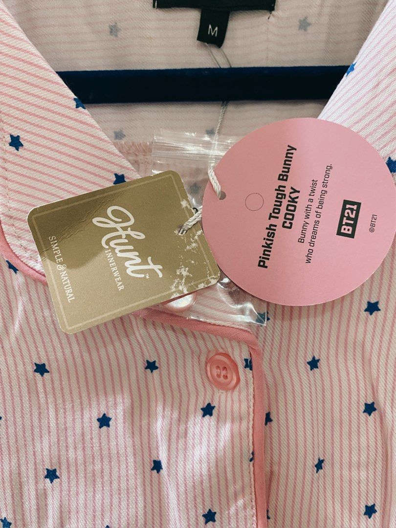 BT21 x Hunt Innerwear One Piece Pajama Cooky Women s Fashion