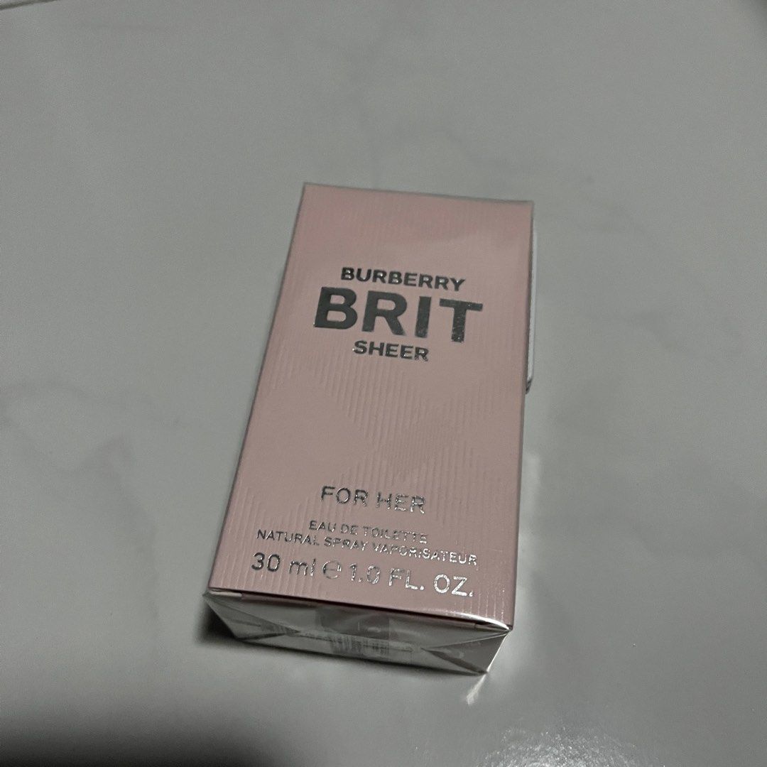 Burberry BRIT Sheer 30ml EDT For Her Full Size