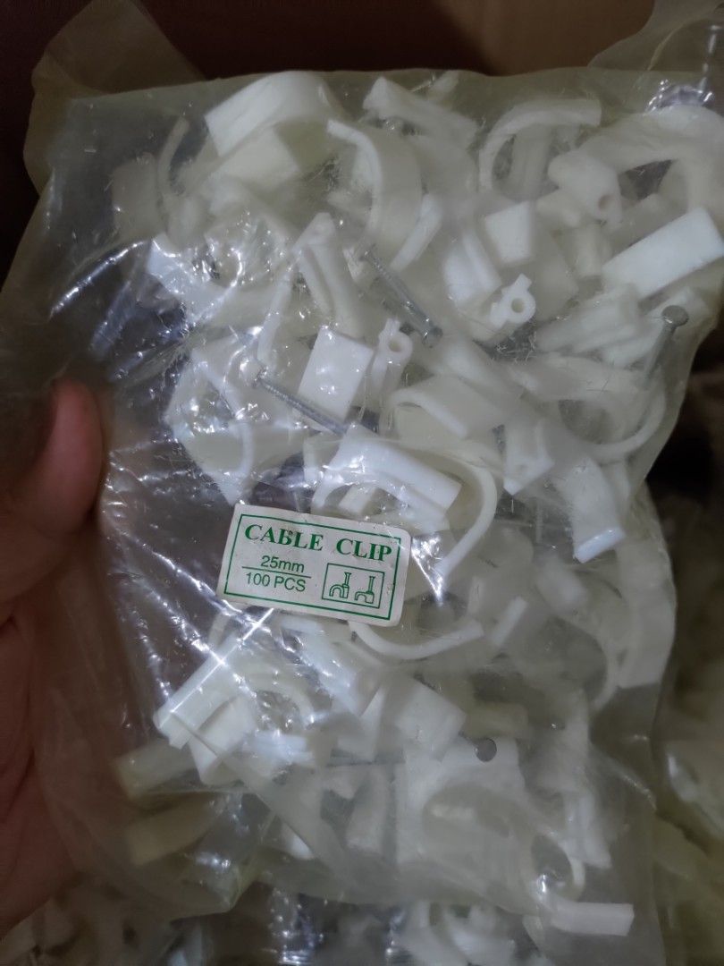 Cable clips and Wall Plugs, Furniture & Home Living, Home Improvement