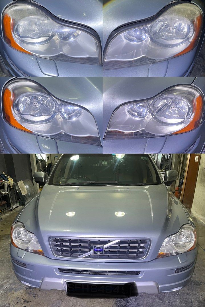 Car Headlight Lens cover polishing/replacement restoration Toyota wish