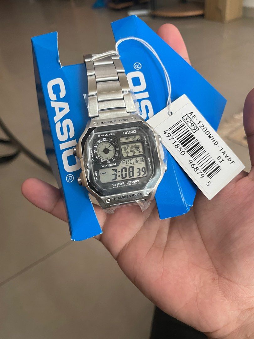 Casio AE1200 WHD-1AV Original, Men's Fashion, Watches & Accessories,  Watches on Carousell