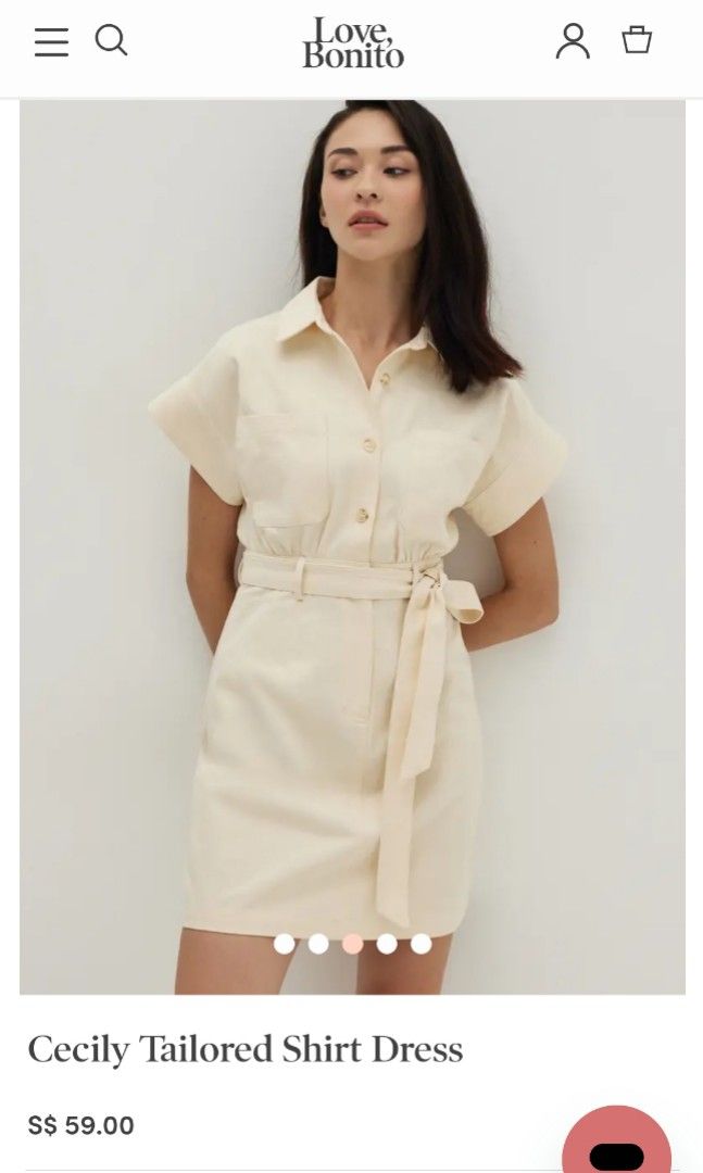 Cecily poplin sale dress