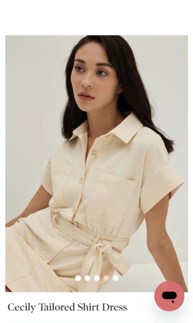 Cecily poplin dress top