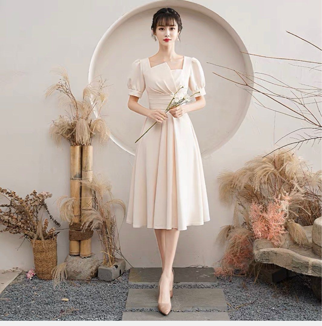 Champagne casual outlet dress