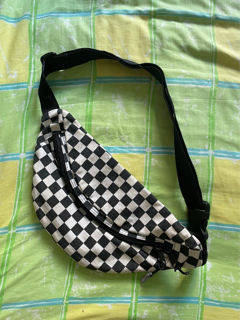 Checkered side clearance bag