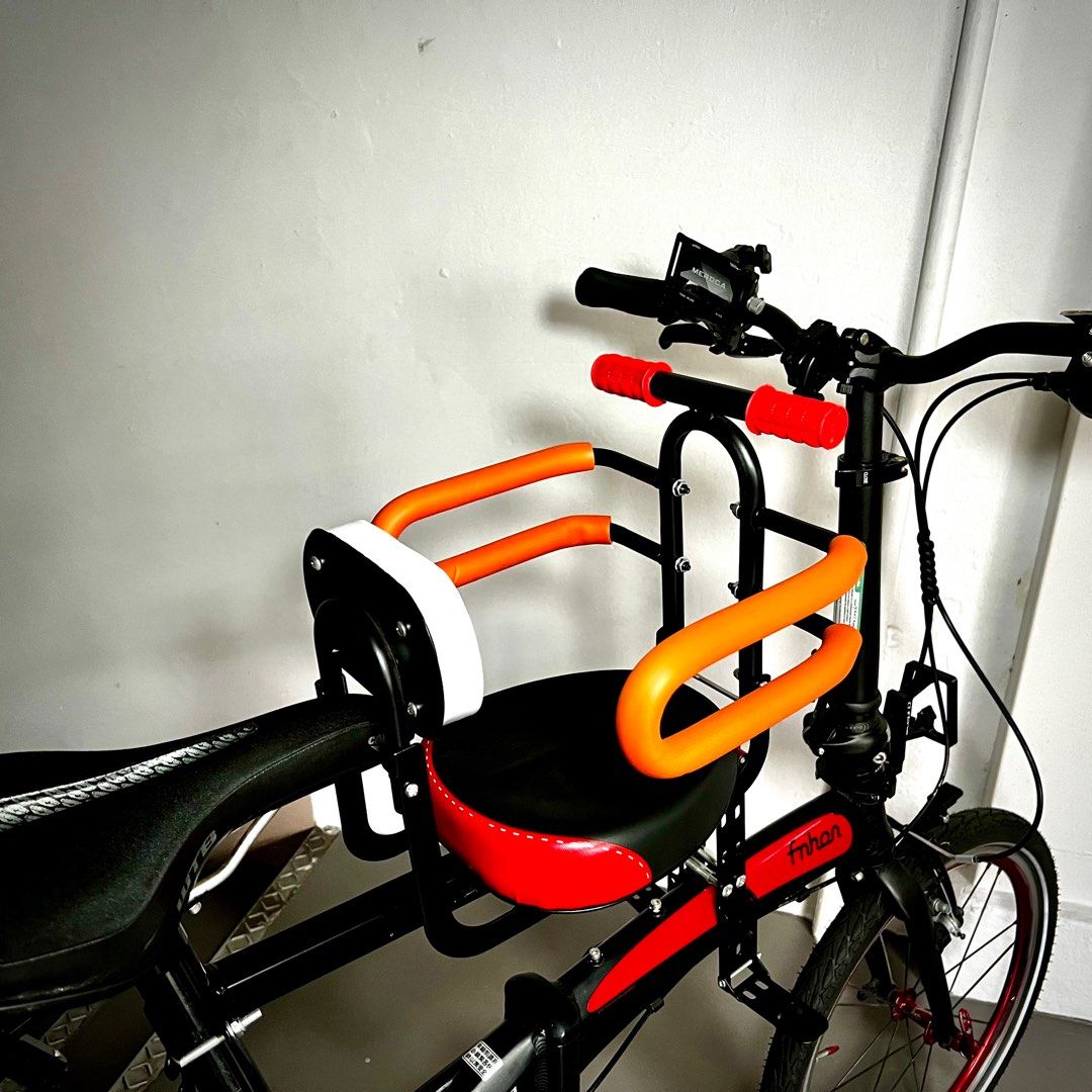 Child Seat Double Sided Protection Folding Foldable Foldie Fold Bicycle Bike Kid Baby Chair Fnhon Crius Master Blast Gust Tornado Dahon Java