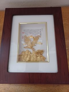 Chinese Gold Plated Art - Eagle