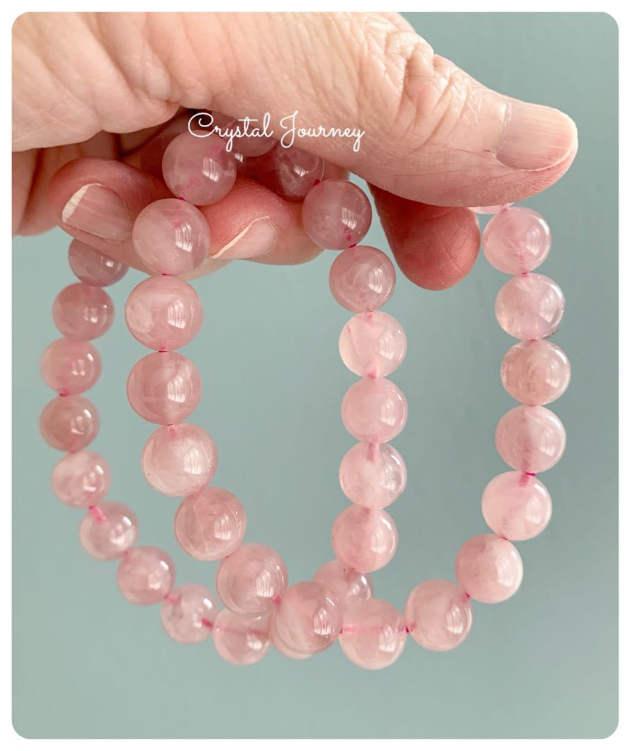 Strawberry Quartz Ombre Mix · Faceted · Round · 5.8mm **CLEARANCE