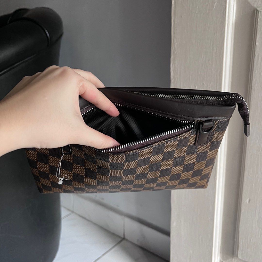 Jual Clutch Lv louis Vuitton Clutch - Handbag Pria Kulit Sapi Asli