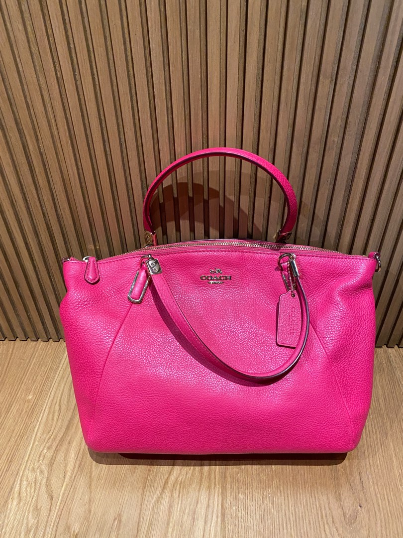 Coach hot pink bag new arrivals