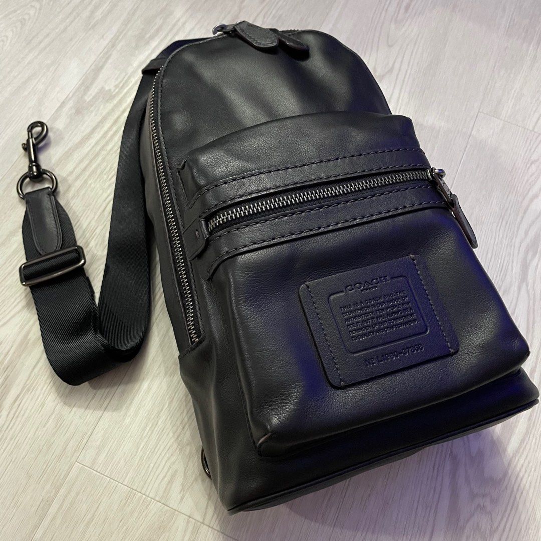 LBS Limited Offer 410 Coach New York 1941 Black Academy Single Strap Backpack