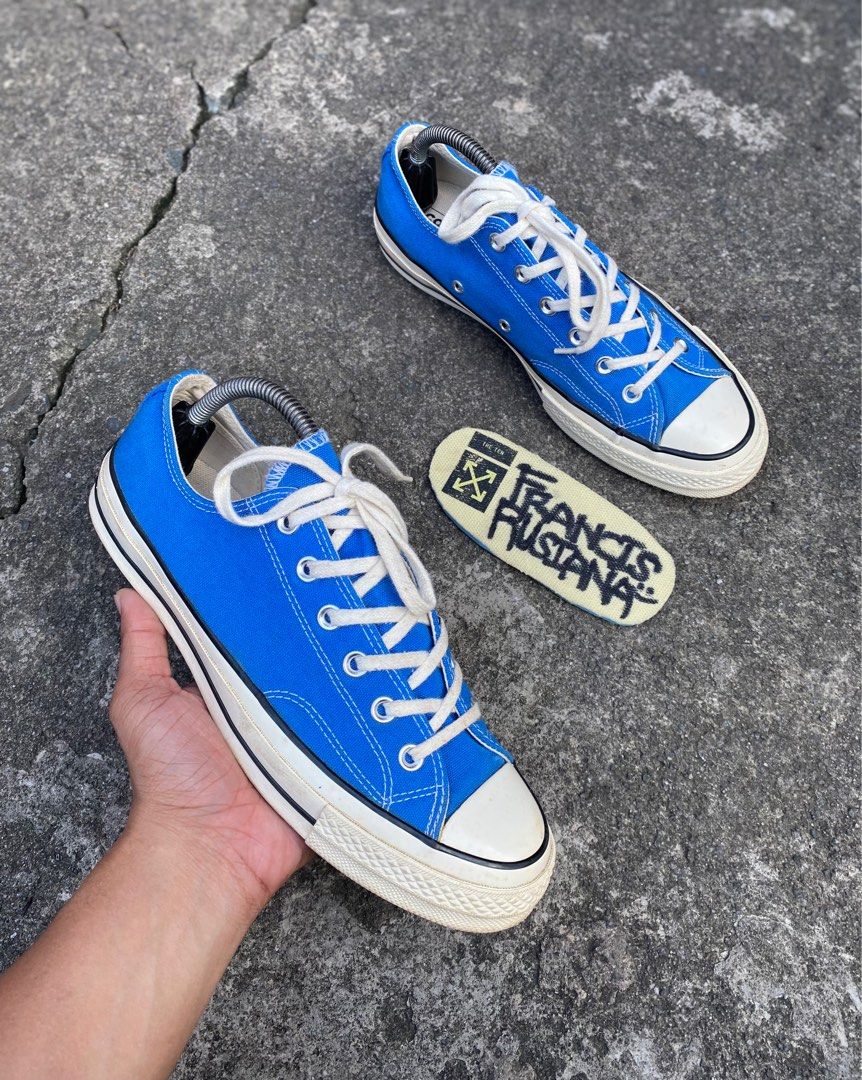 Royal blue on sale low top converse