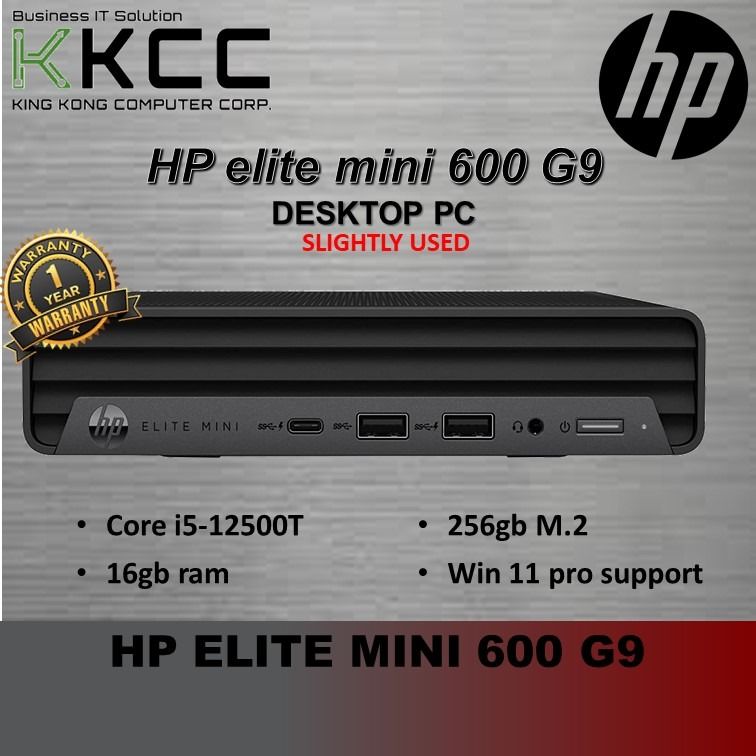 HP Elite Mini 600 G9 Desktop Computer - Intel Core i5 13th Gen i5