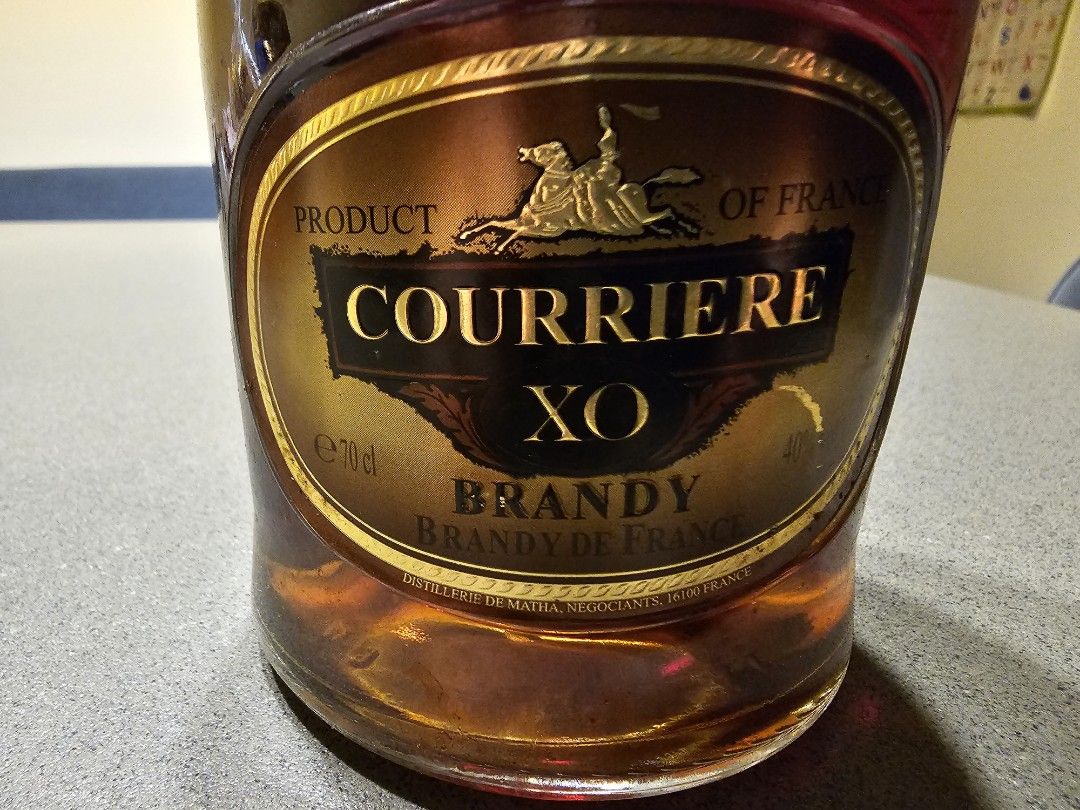 Courriere XO Brandy, Food & Drinks, Alcoholic Beverages on Carousell