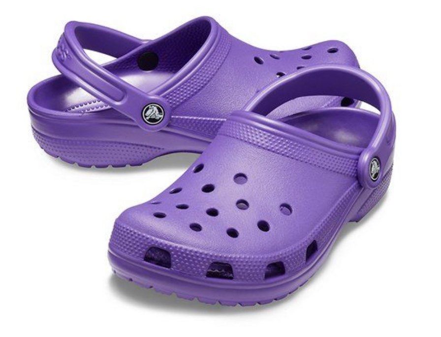 Purple crocs 2025 women's size 8