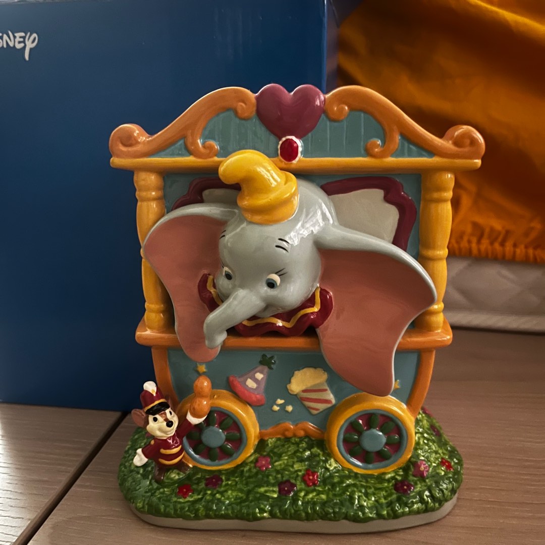 Disney dumbo ceramic coin bank figure, Furniture & Home Living, Home