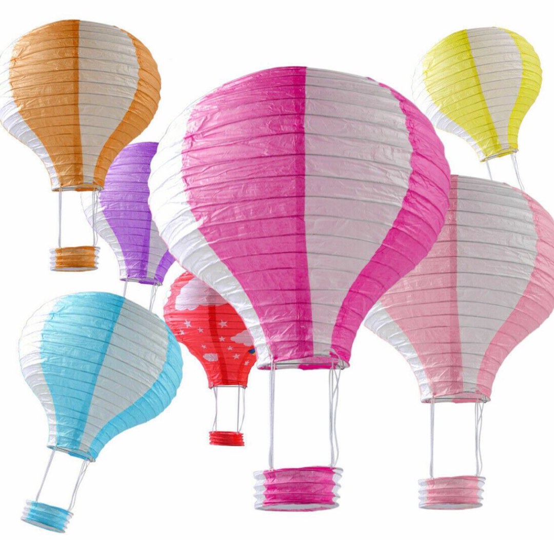 Diy paper lantern hot air balloon (16 inches ), Hobbies & Toys