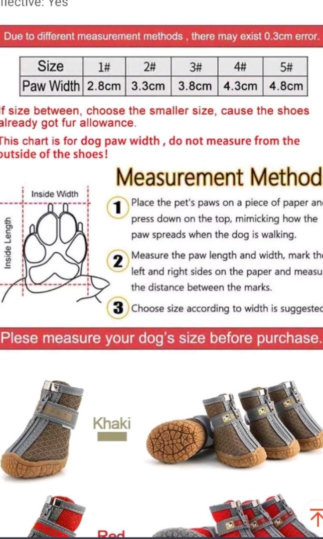 Wuxian waterproof dog shoes hotsell