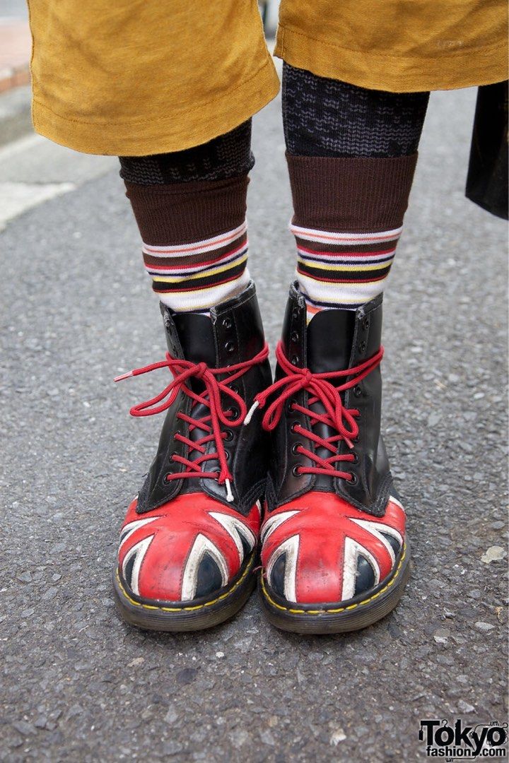 Doc martens top union jack boots