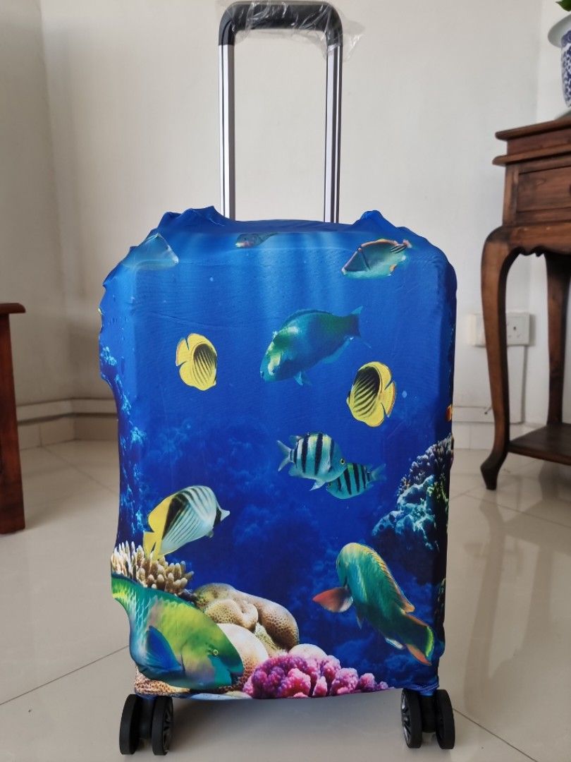 Elastic Luggage Cover (small), Hobbies & Toys, Travel, Luggage on