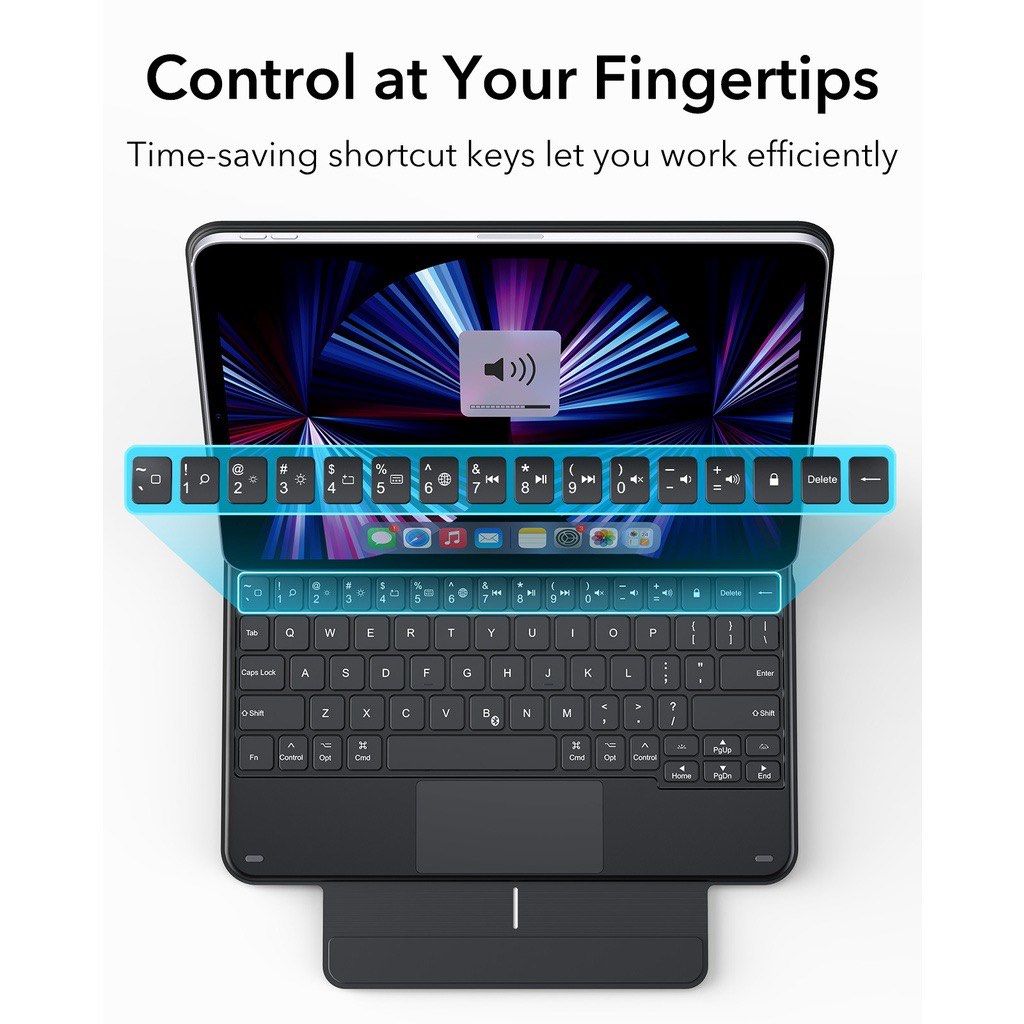 ESR Rebound Keyboard Case for iPad Air 5/4/Pro 11, Mobile