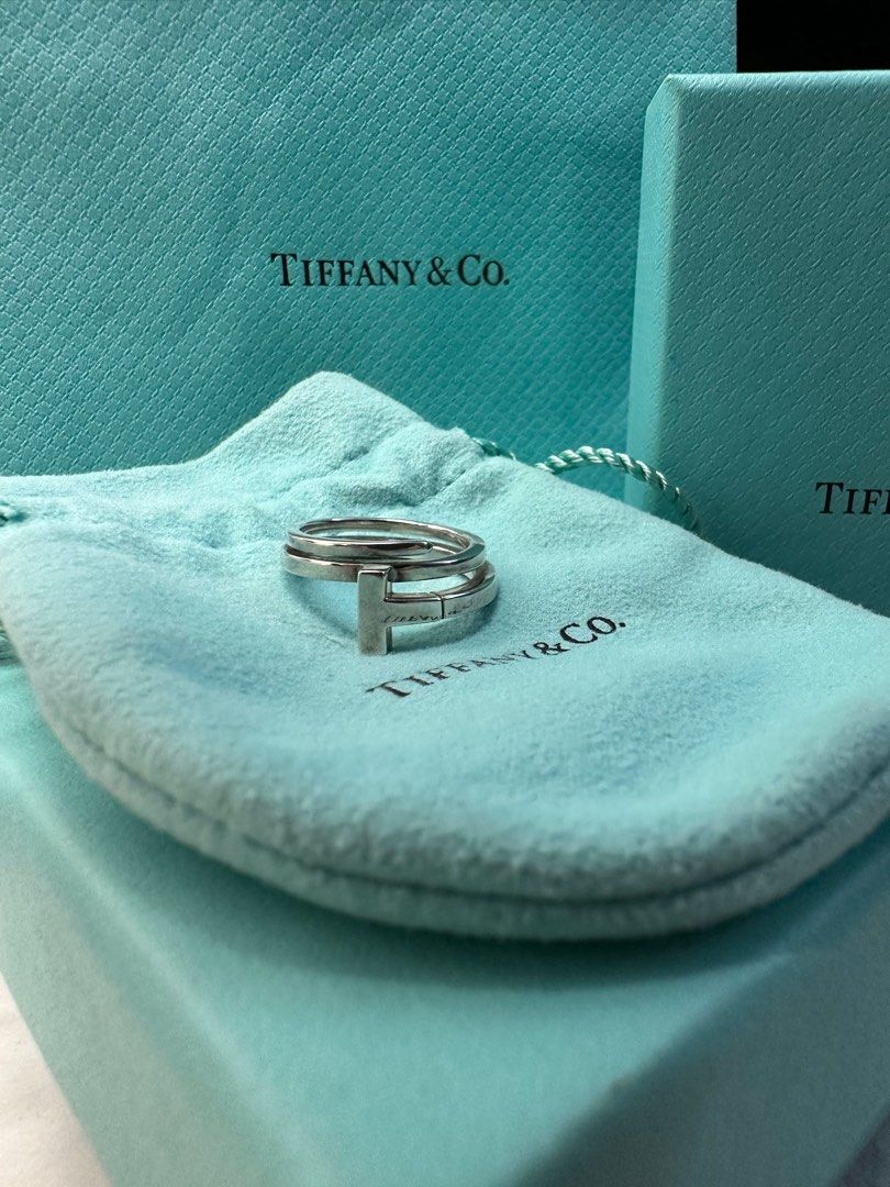 EU55 Tiffany T wrap ring in silver